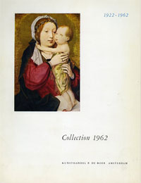 Catalogus Kunsthandel P. de Boer (1962): - Catalogue of Old Pictures - Collection 1962.