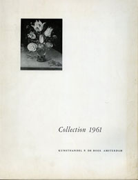 Catalogus Kunsthandel P. de Boer (1961): - Catalogue of Old Pictures - Collection 1961.