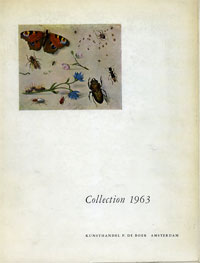 Catalogus Kunsthandel P. de Boer (1963): - Catalogue of Old Pictures - Collection summer 1963.