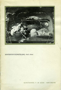 Catalogus Kunsthandel P. de Boer (1963): - Wintertentoonstelling 1963-1964.