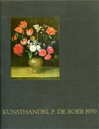 Catalogus Kunsthandel P. de Boer (1970): - Catalogus de tableaux anciens.