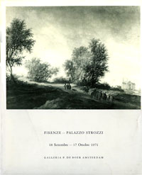 Catalogus Kunsthandel P. de Boer (1971): - Firenze - Pallazzo Strozzi.