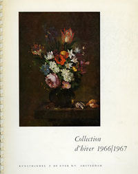 Catalogus Kunsthandel P. de Boer (1966/1967): - Collection d'hiver 1966/ 1967. Catalogue de tableaux anciens exposes dans le salon de Kunsthandel P. de Boer.