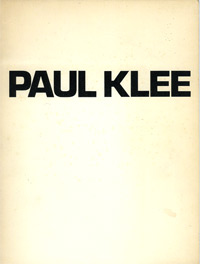 KLEE -  Catalogus Haags Gemeentemuseum - Paul Klee.